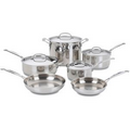 Chef's Classic Stainless 10-Piece Cookware Set